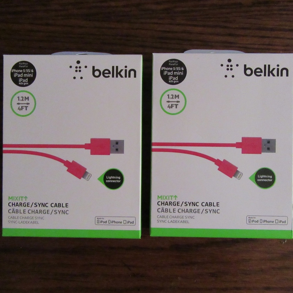 2 pieces Apple Certified MIXIT Lightning USB Cable